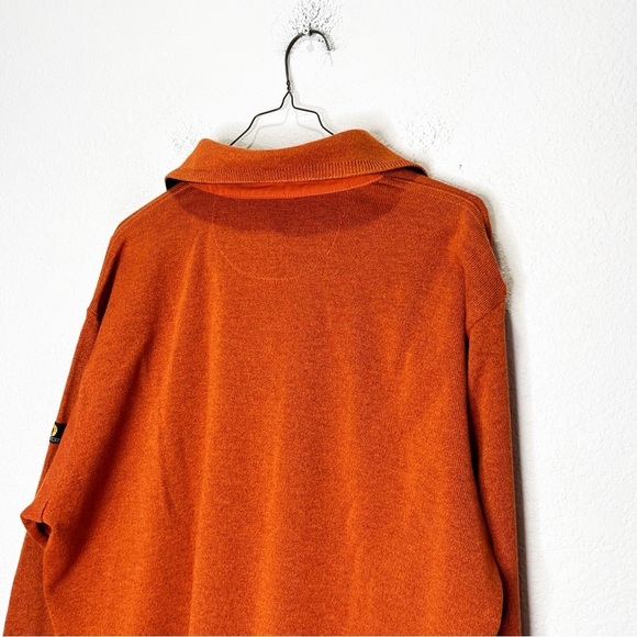 Sail EXP Marinewear Merino Wool Knit Quarter Zip Pull On Sweater Sailor Italian - Picture 7 of 11